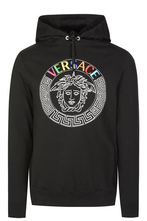 versace multicolor medusa logo hoodie|Versace Medusa contrasto shirts.